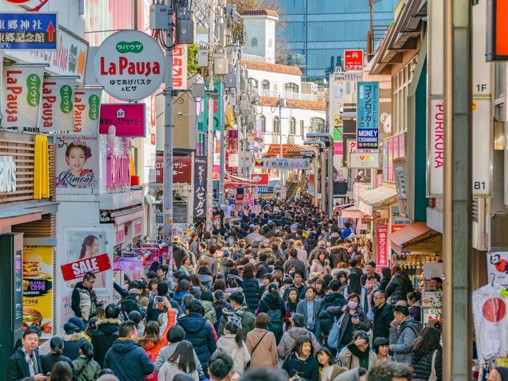 Takeshita Street Crowds