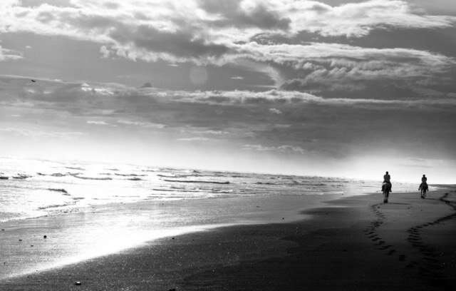 Riding Horseback on the Beach in Nicaragua.