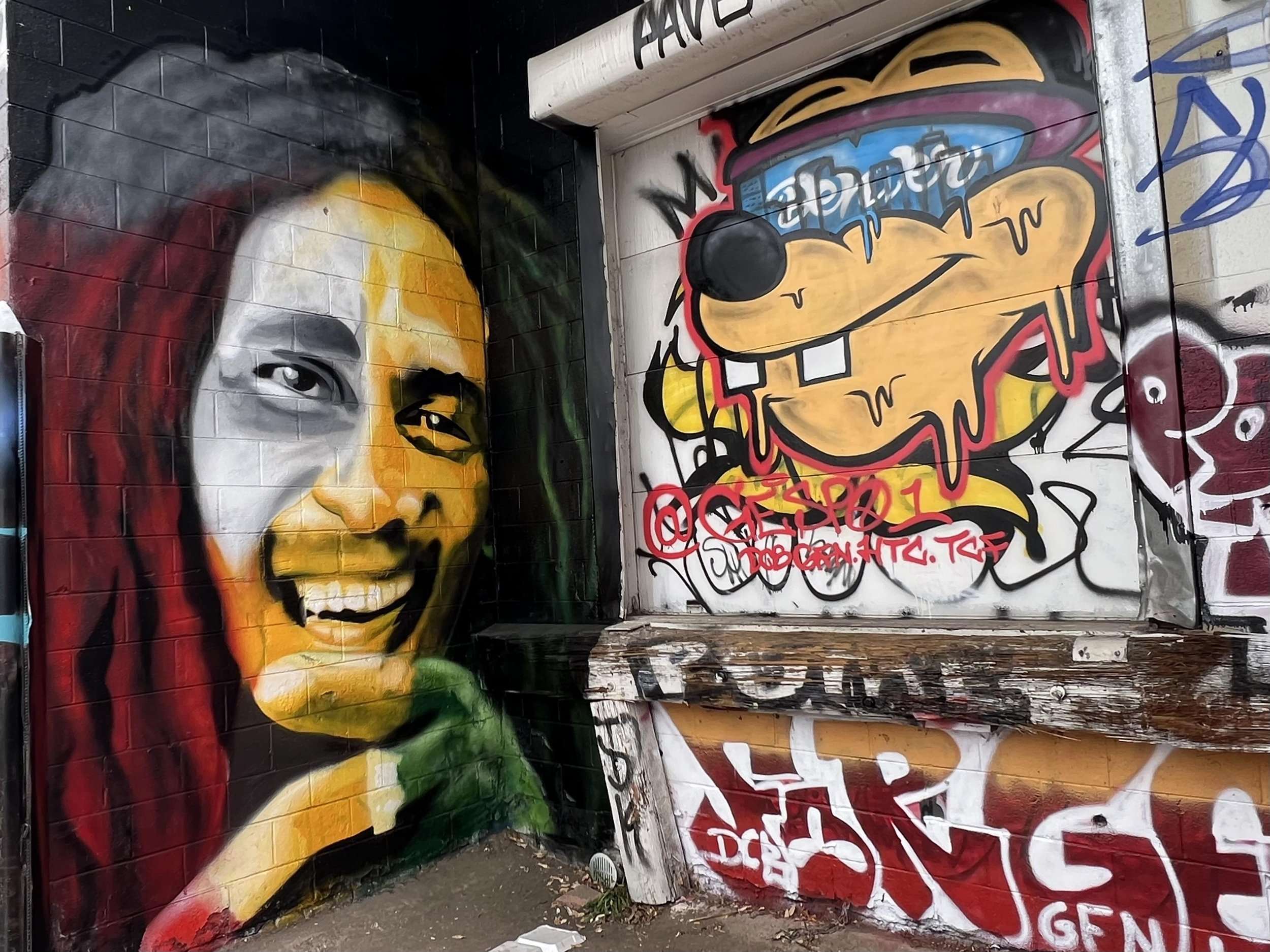 Bob Marley Street Art Denver