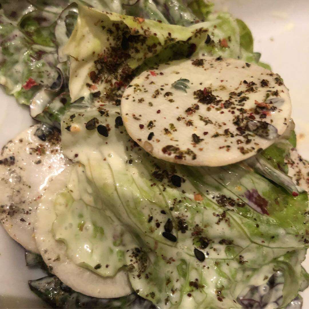 Heirloom Lettuce Salad at Bavel