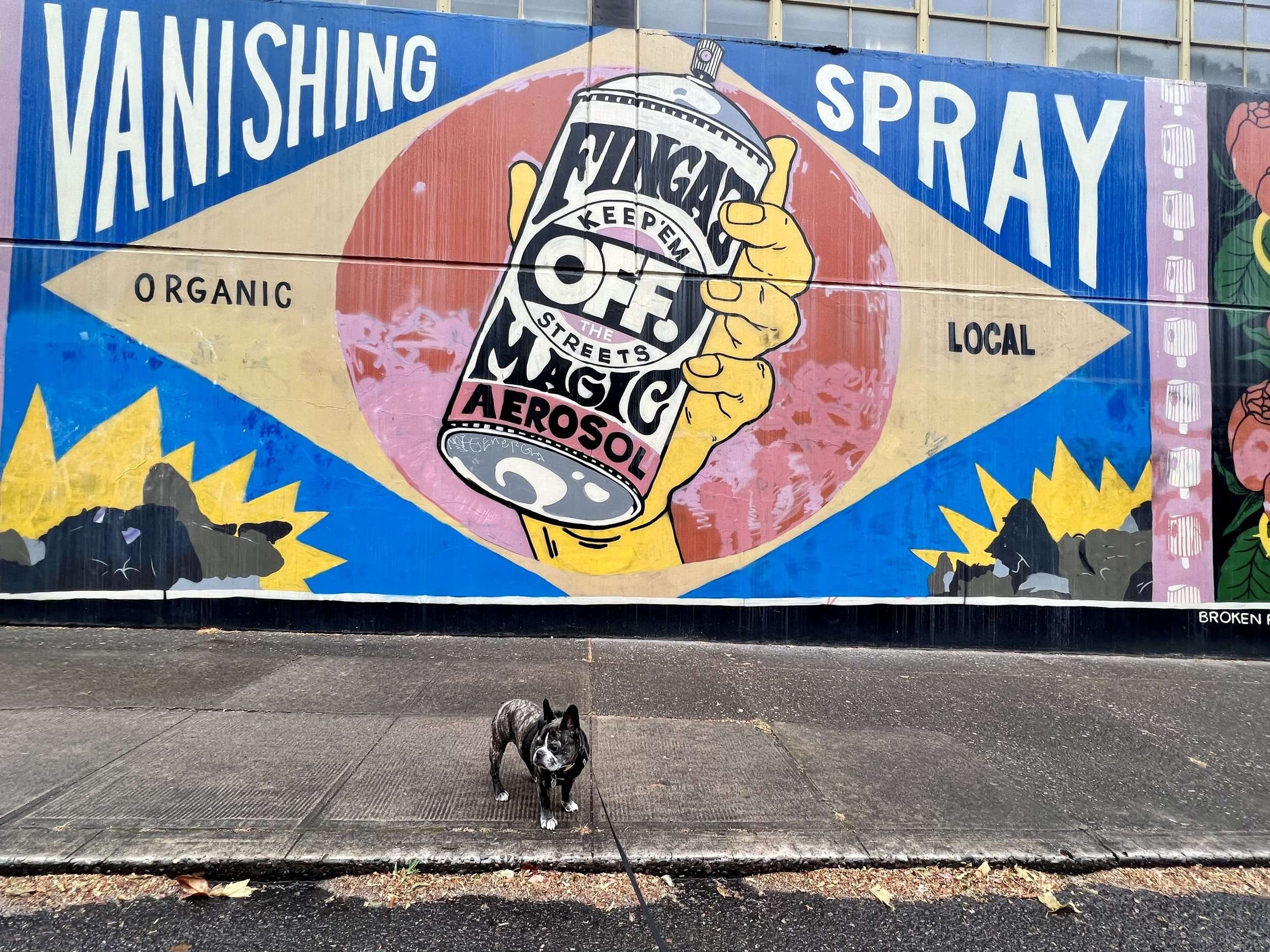 Dogs and Street Art Portland Oregon