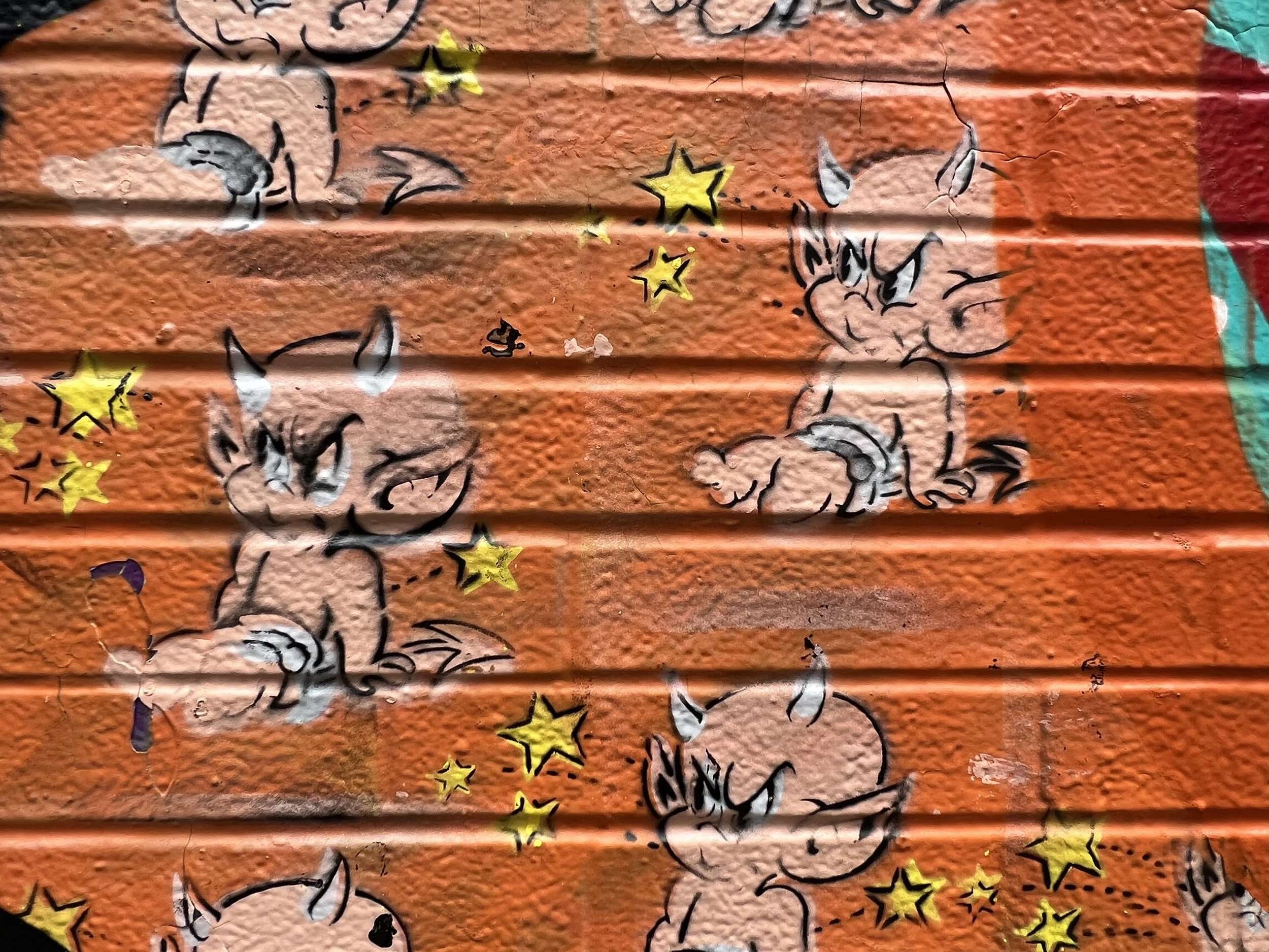 Graffiti Alley Toronto Stencil Art