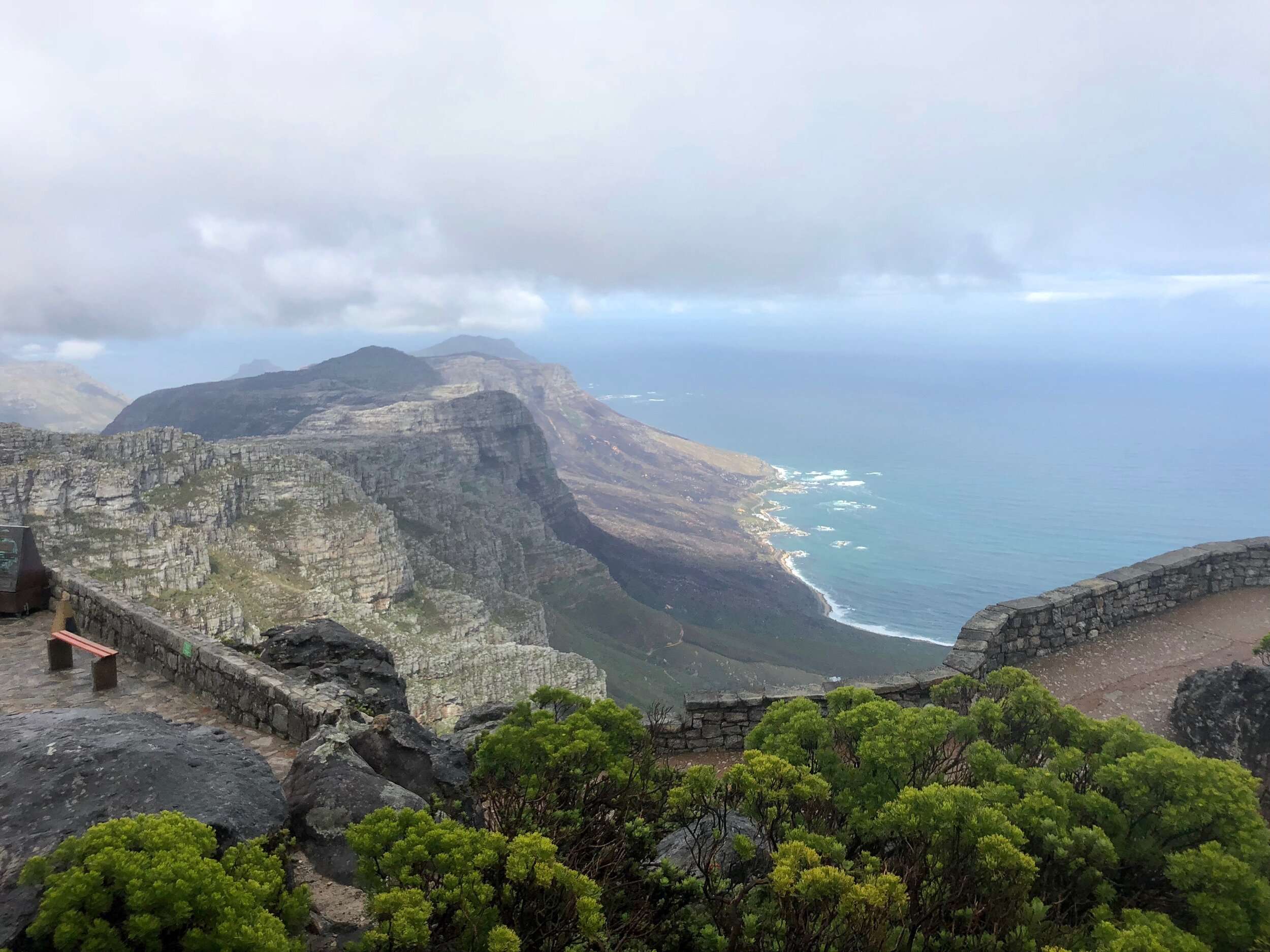 Beautiful Table Mountain Views as the Morning Mist and Fog Clear