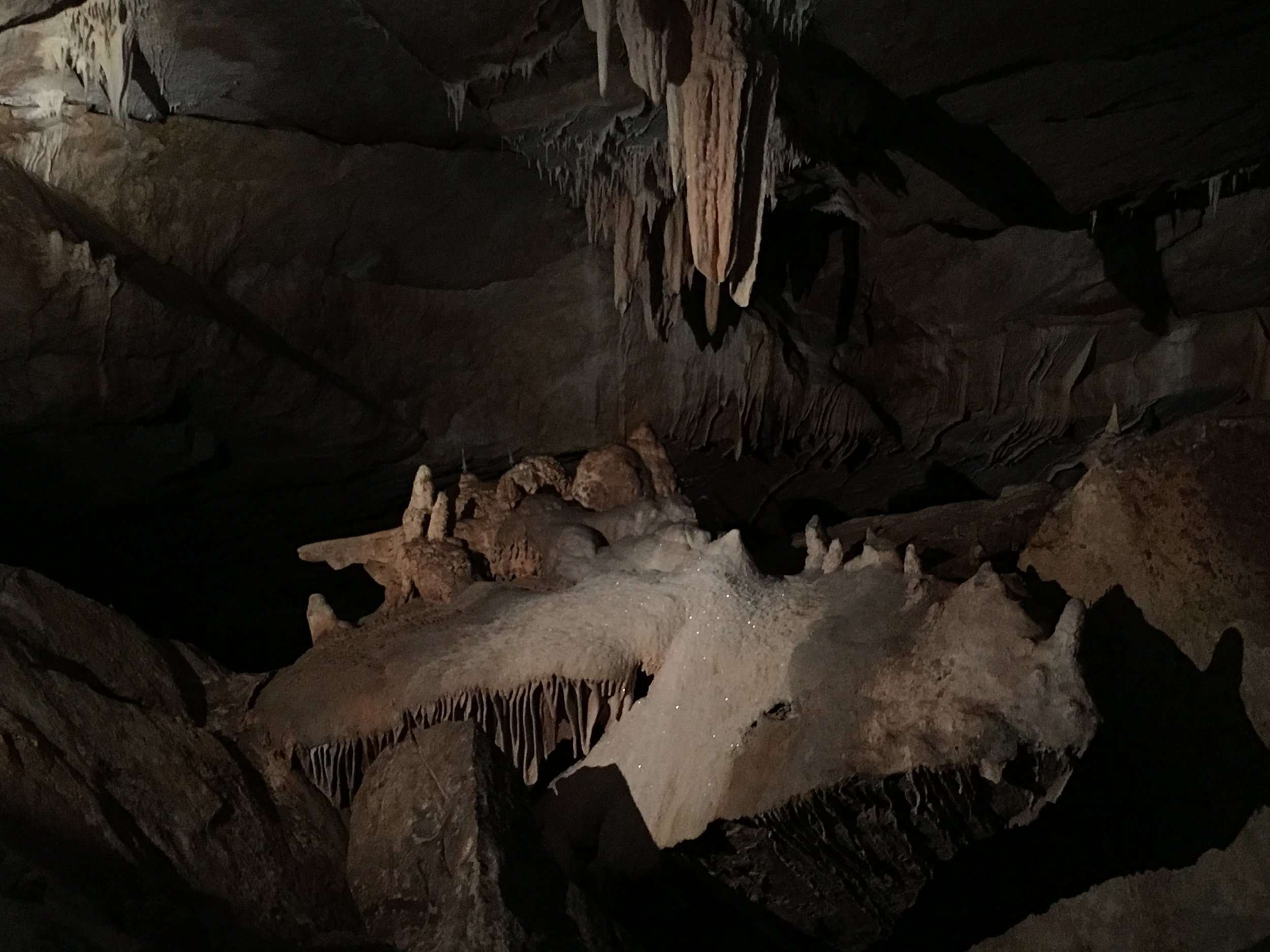 Navigating the very dark Jenolan Caves