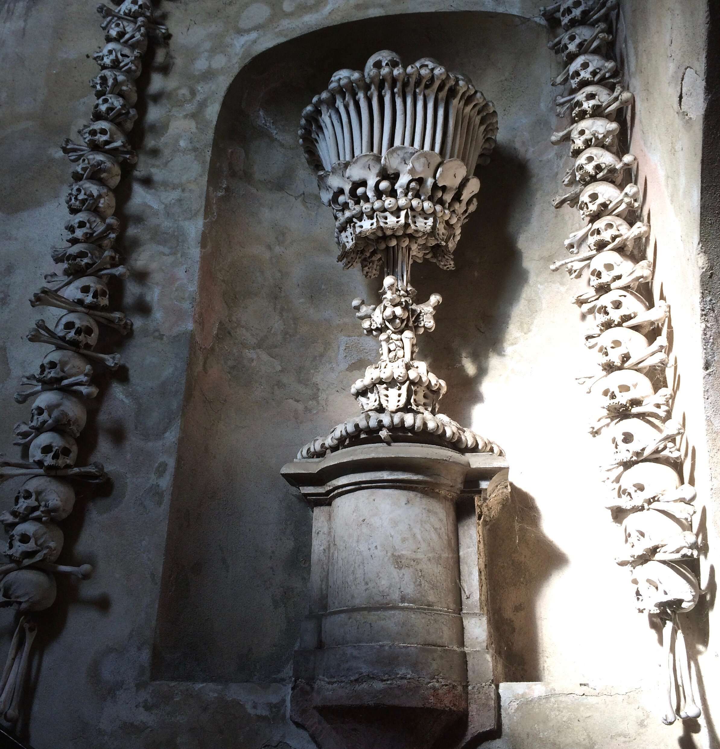 A Chalice of Bones Inside Sedlec Osuuary