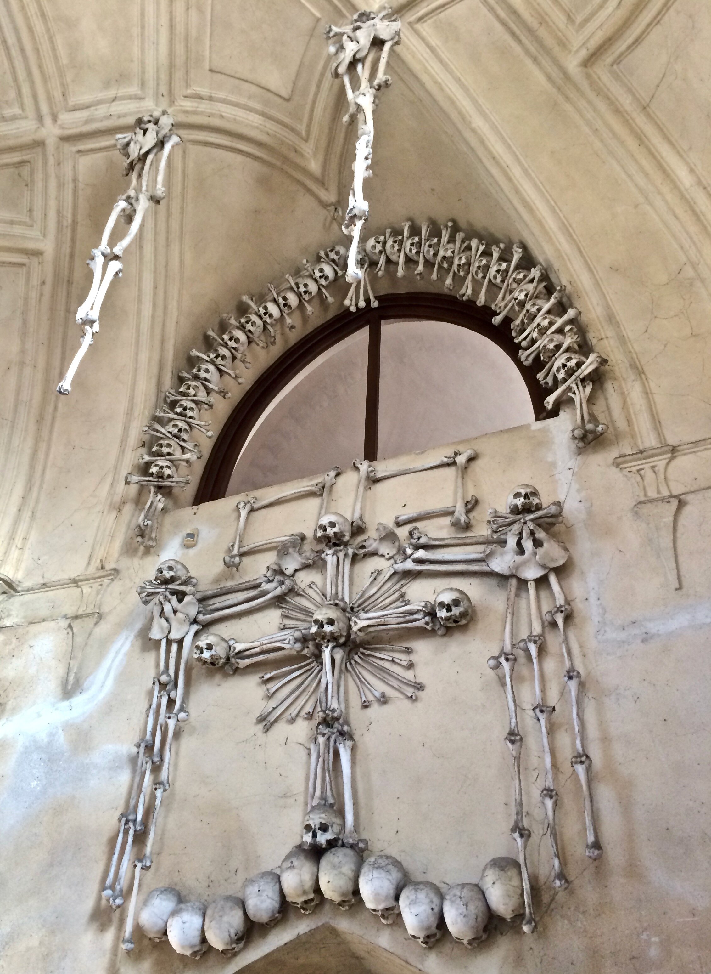 The Walls of Sedlec Ossuary Skull Church