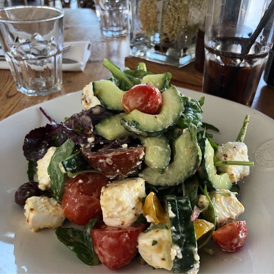 Mediterranean Salad at the Table Bay Hotel.