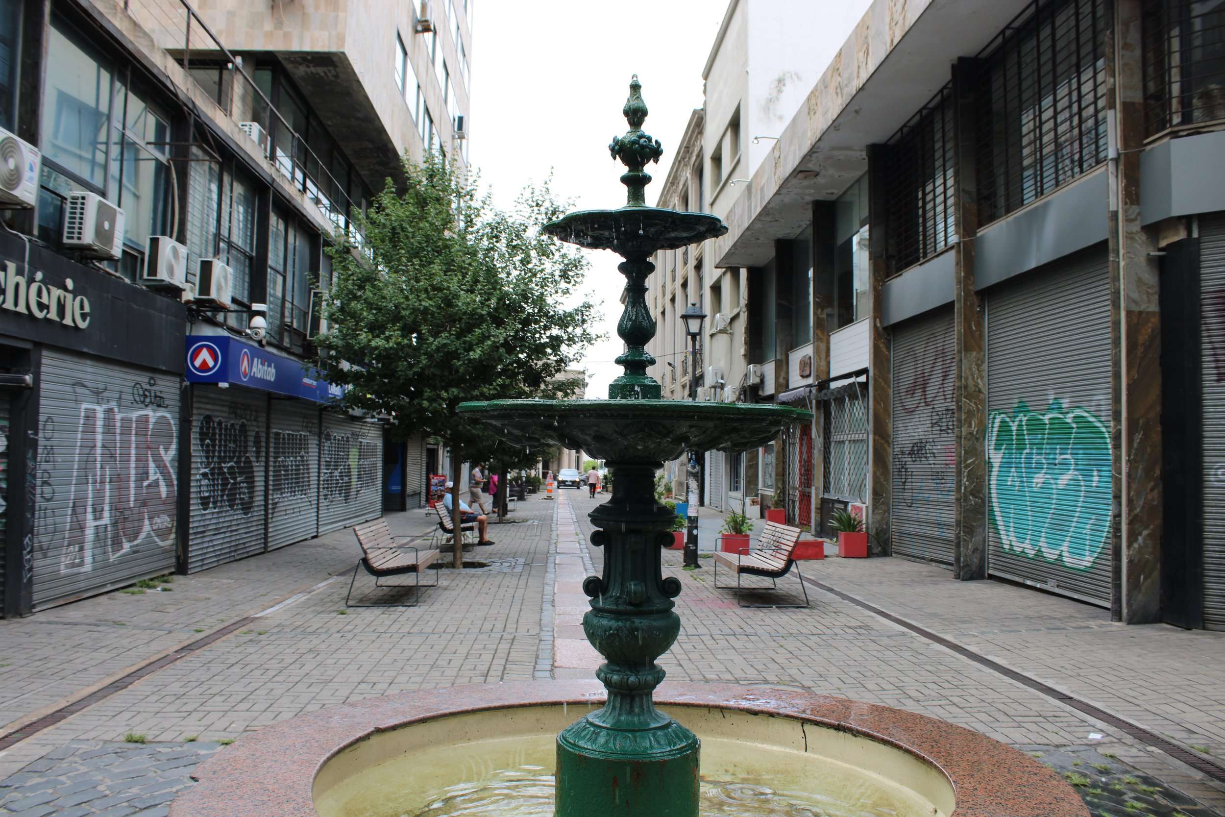 Montevideo Uruguay Fountain.