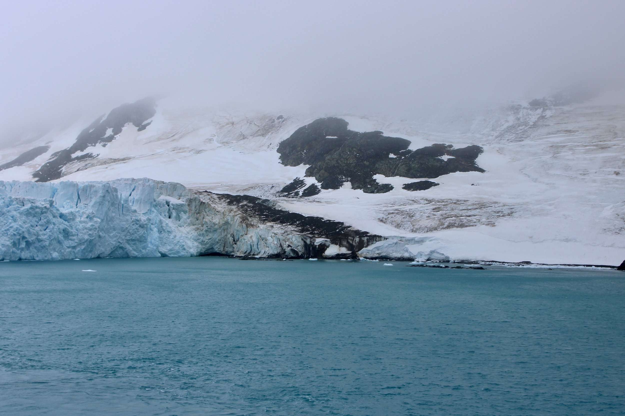 Overcast Skies In Deception Island Antarctica