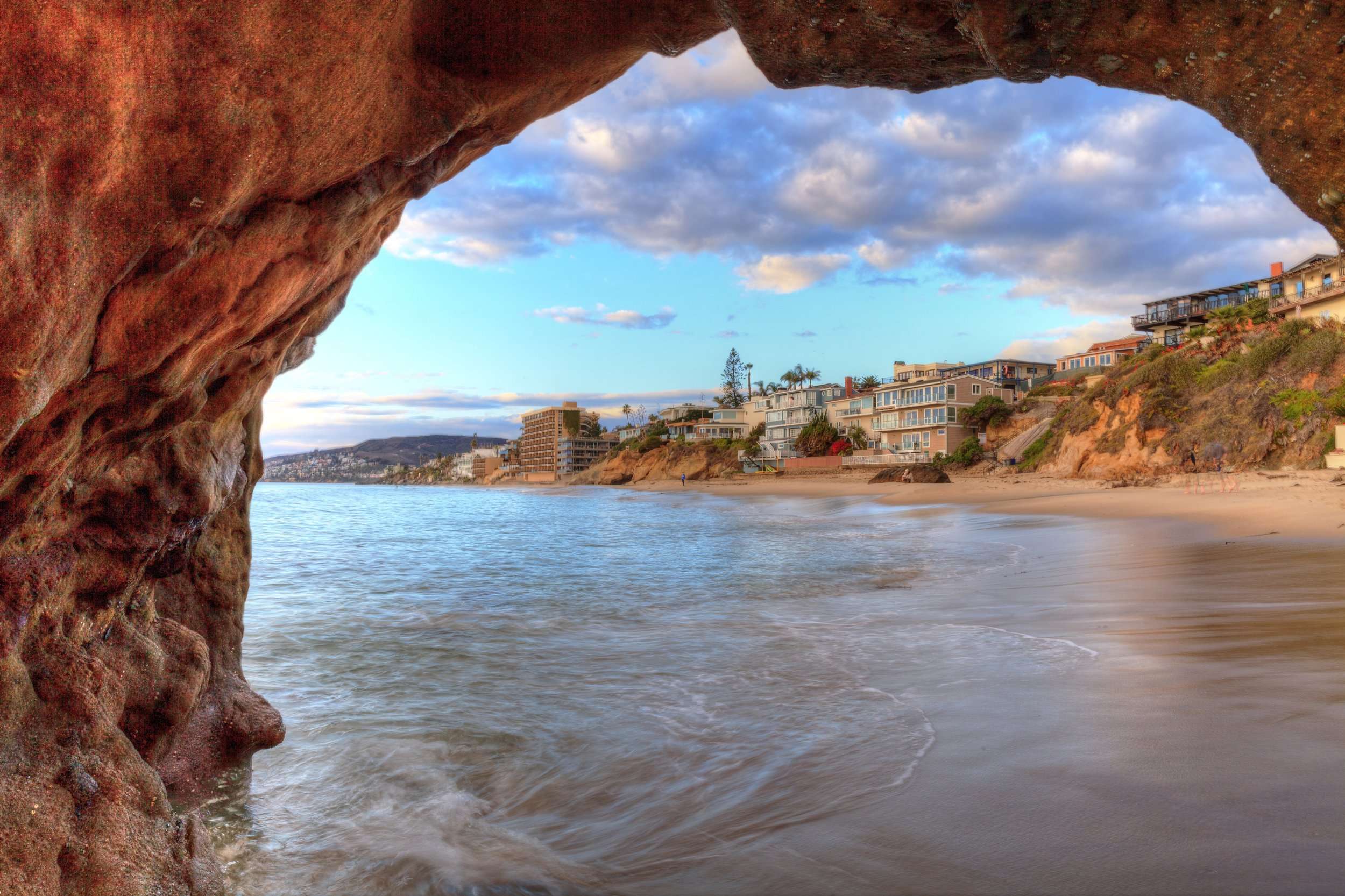 Sunset At Pearl Street Beach In Laguna