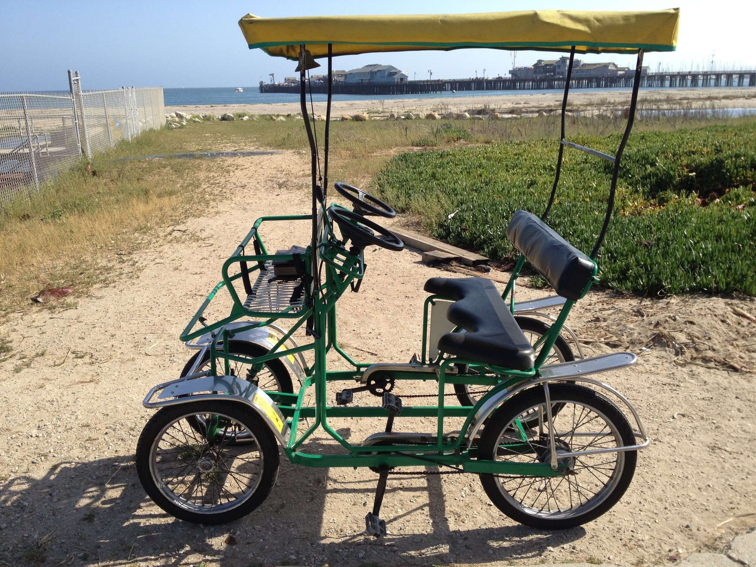 Tandem Bike On Beach Santa Barbara What To Do
