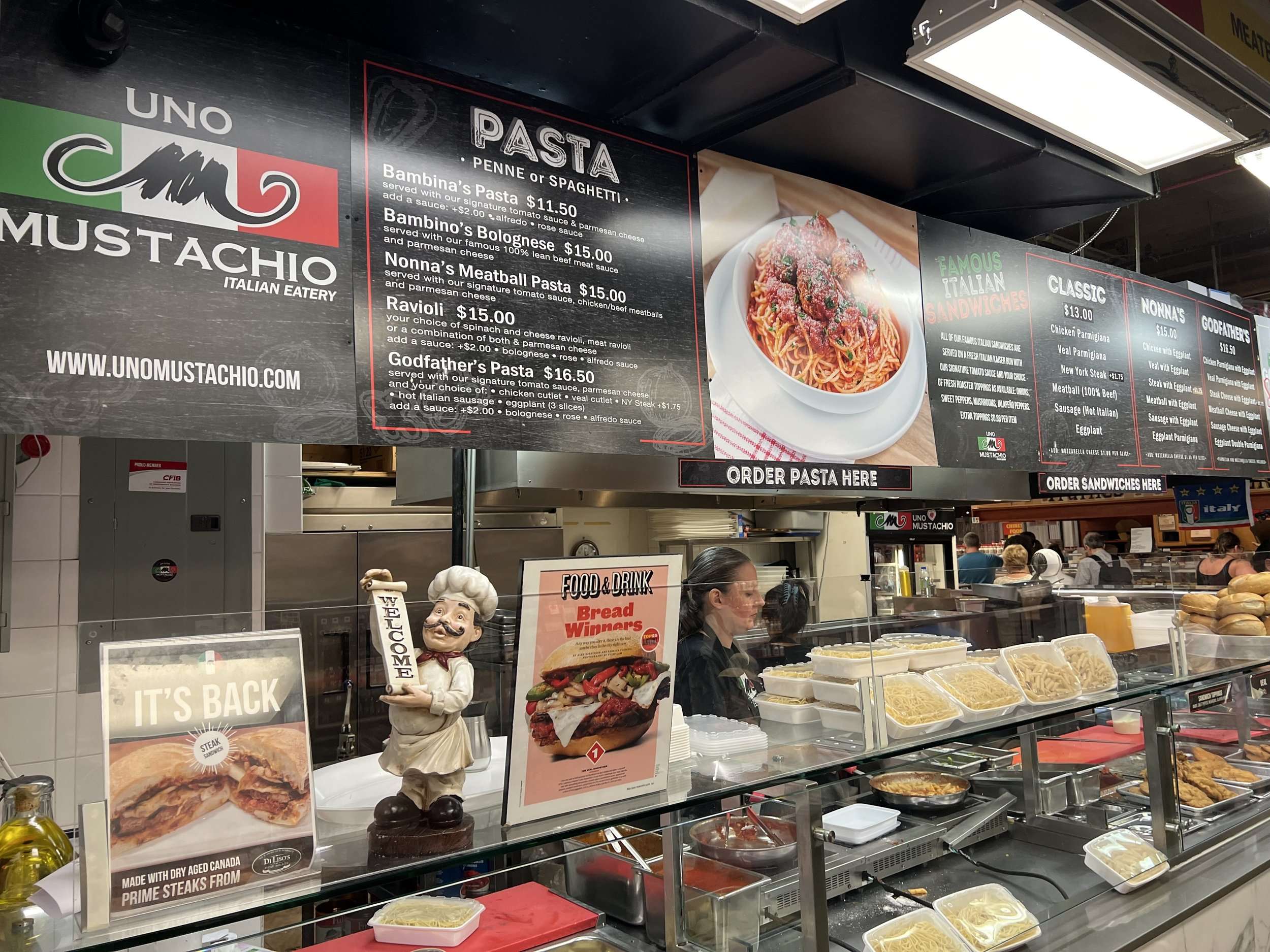 Uno Mustachio Best Restaurants In St Lawrence Market Area