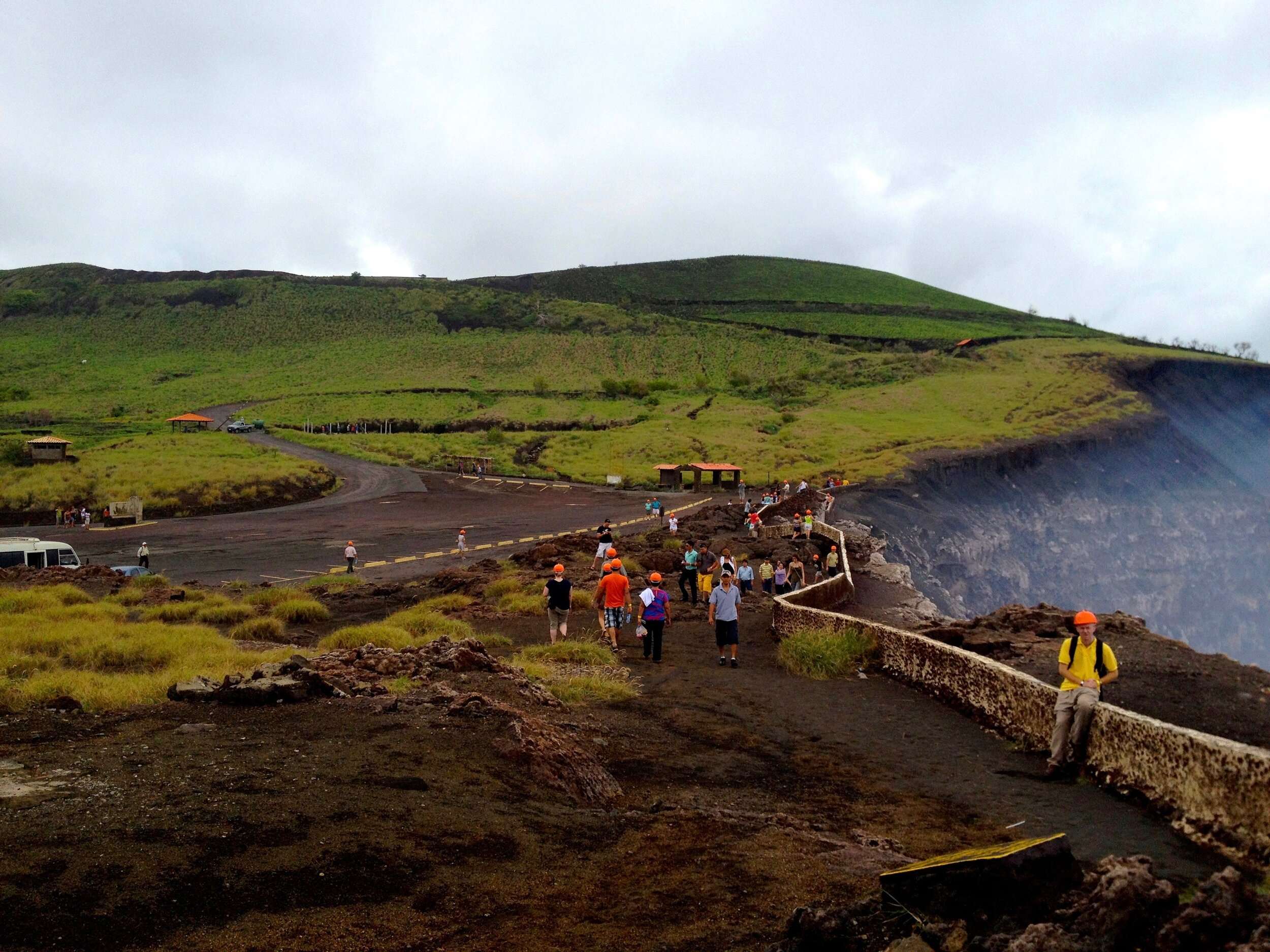 Pathway around Masaya Volcano